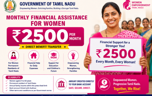 2500 Scheme for women Tamilnadu