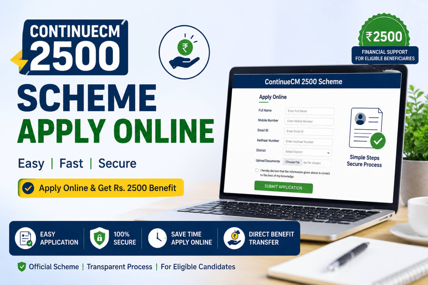CM 2500 scheme apply online